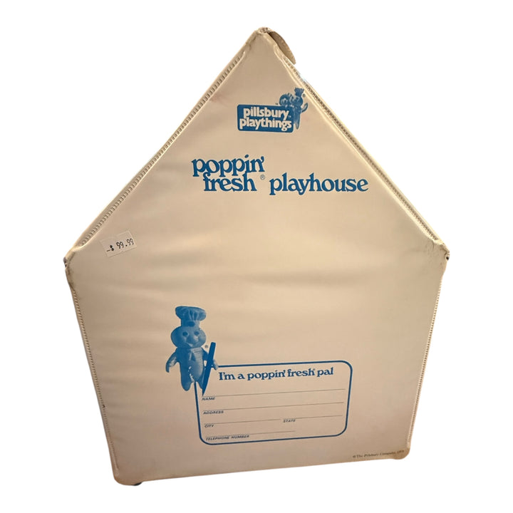1974 Pillsbury Playthings Poppin' Fresh ® Playhouse case with all 4 characters: Poppin' Fresh ®, Poppie Fresh ®, Popper & little Bun Bun