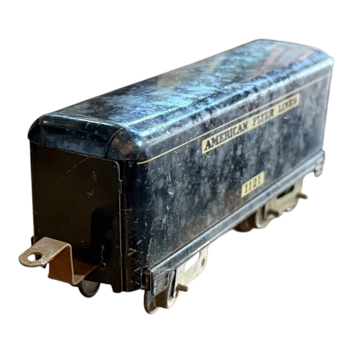 Trains - American Flyer 1121 Tender Tin Litho 4 Wheel Prewar O Gauge