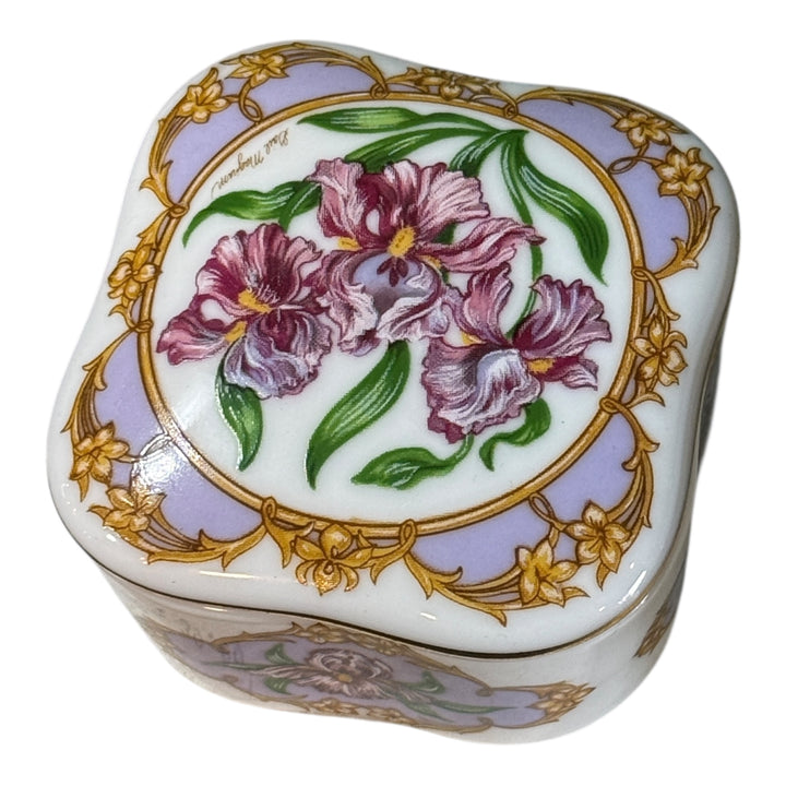Porcelain 1990 Heritage House Limited Music Box Gail Magram As Time Goes By MB3