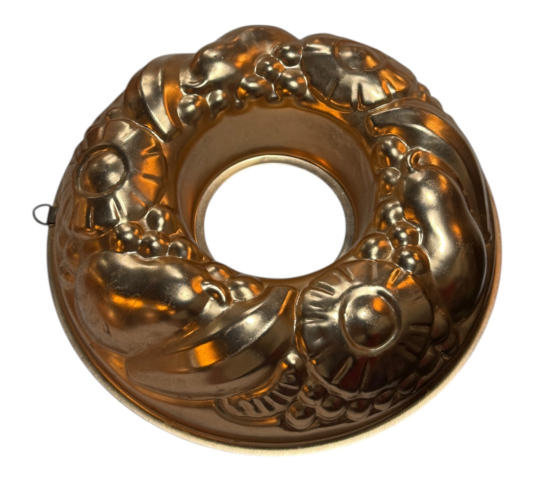 Copper Mold - Vintage Copper FRUIT Jello Cake Mold