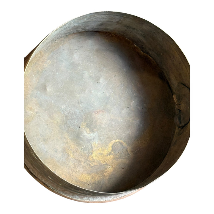 Antique Indian Brass Chapati Box
