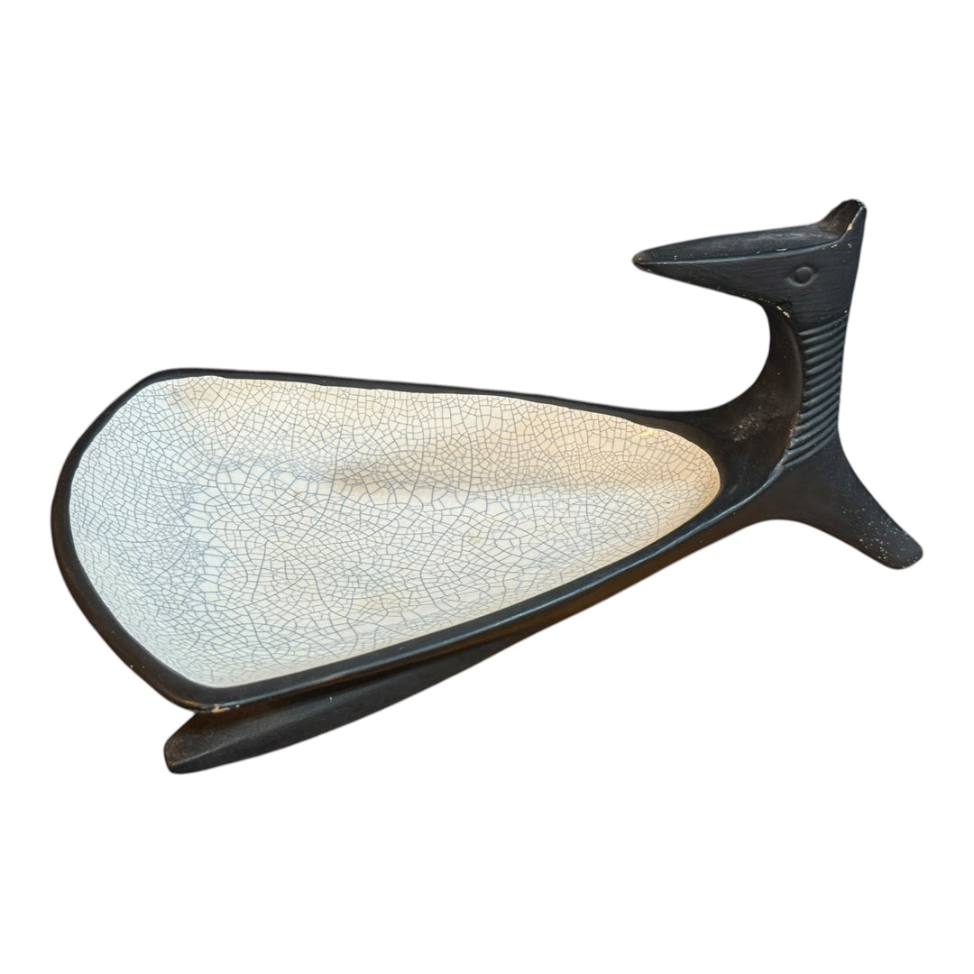 Ceramic African Footed Dish