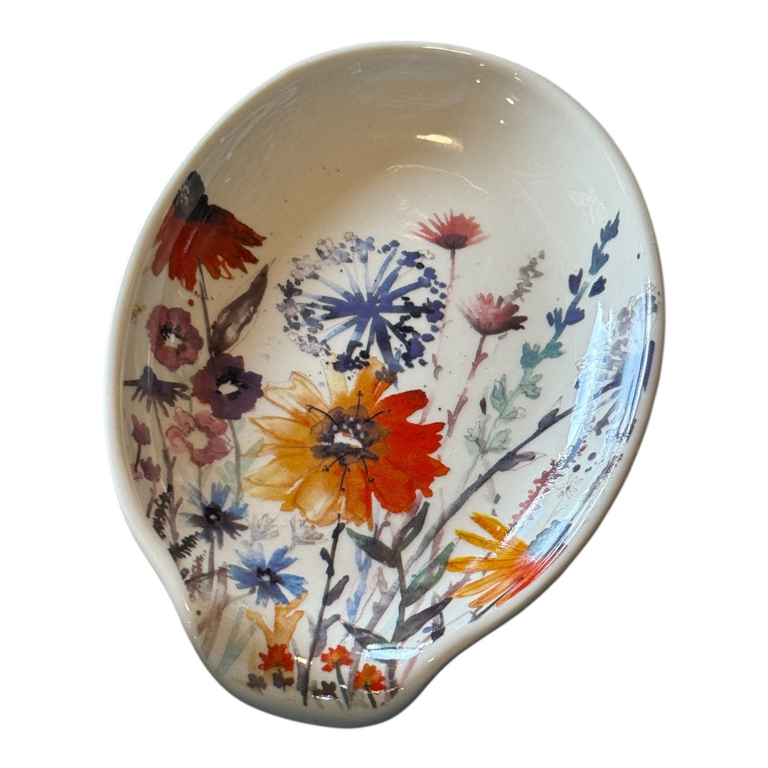 Demdaco Meadow Flowers Spoon Rest