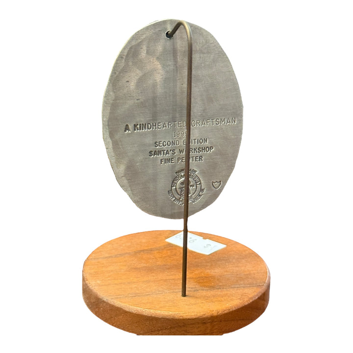 Wendell August Forge Ornament - A Kindhearted Craftsman 1999 Santa's Workshop 2nd Edition