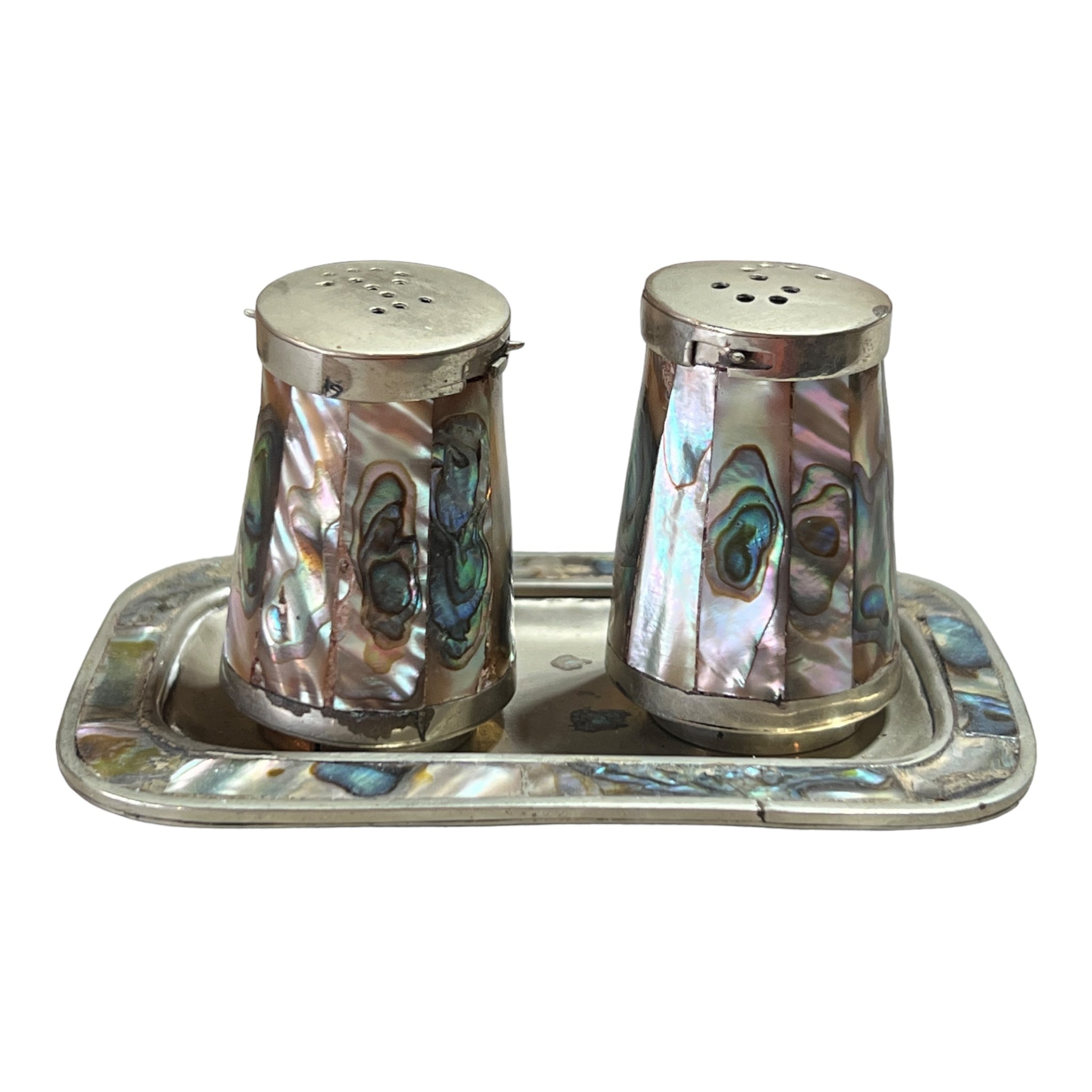 Salt & Pepper Shaker in Mother-Of-Pearl Made in online Japan