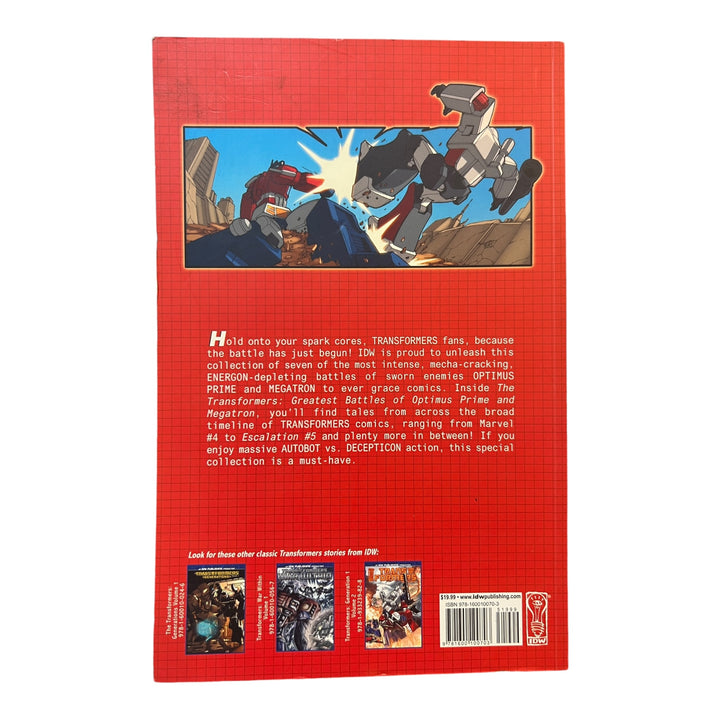 Transformers: The Greatest Battles Of Optimus Prime And Megatron Paperback – June 19, 2007