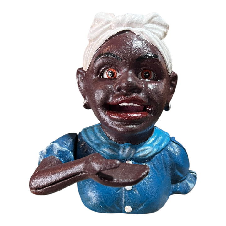 John Harper Maid Cast Iron Mechanical Bank