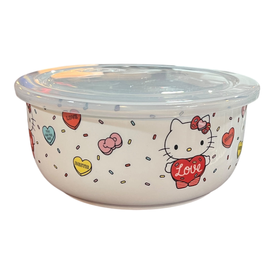 Valentine's Day - Sanri Hello Kitty Covered Bowl Large