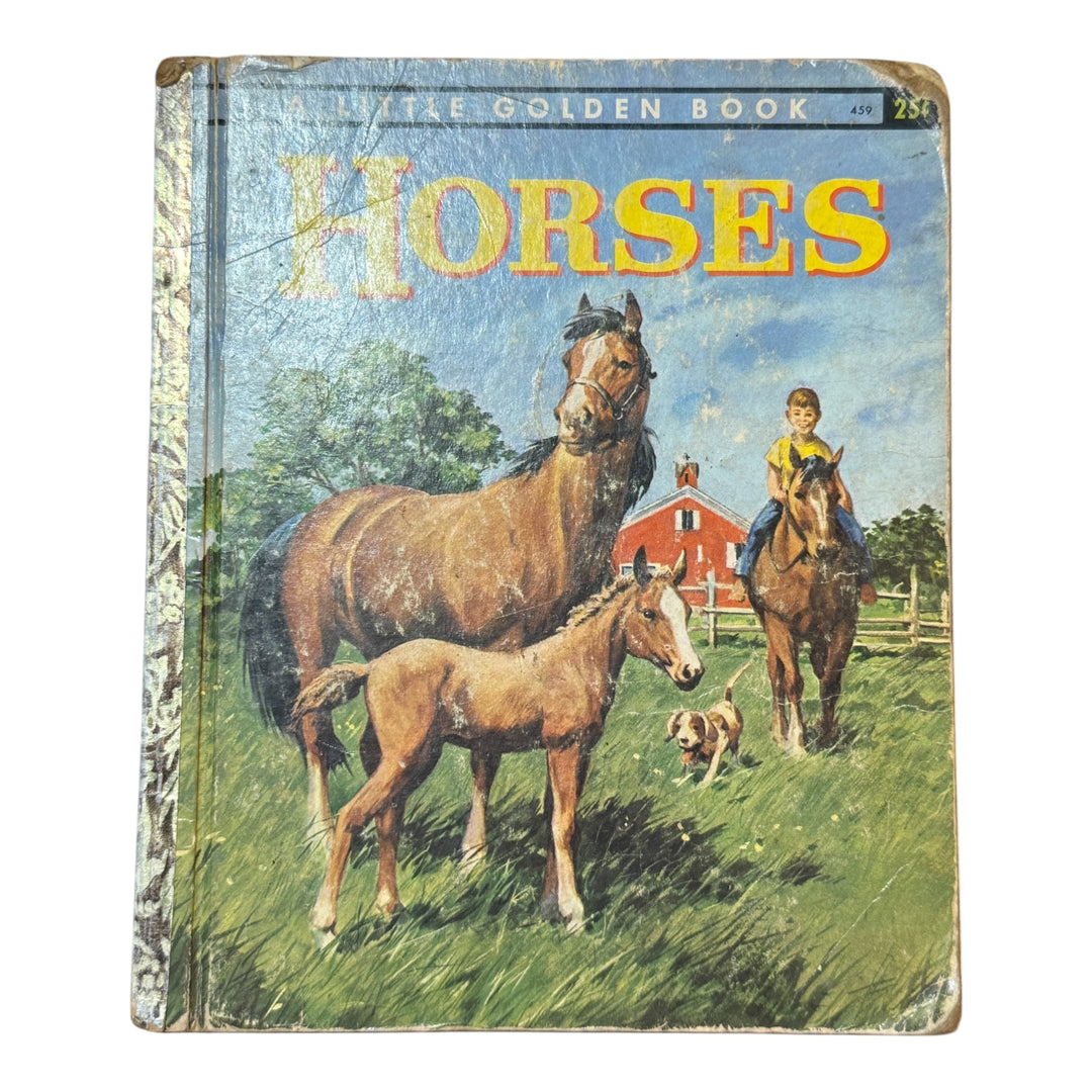 Childrens Book - Horses LIttle Golden Book