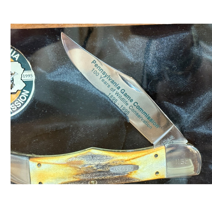 New Case XX PA Game Commission 1895-1995 Knife #6318 MFG 1995 USA