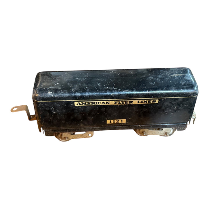 Trains - American Flyer 1121 Tender Tin Litho 4 Wheel Prewar O Gauge