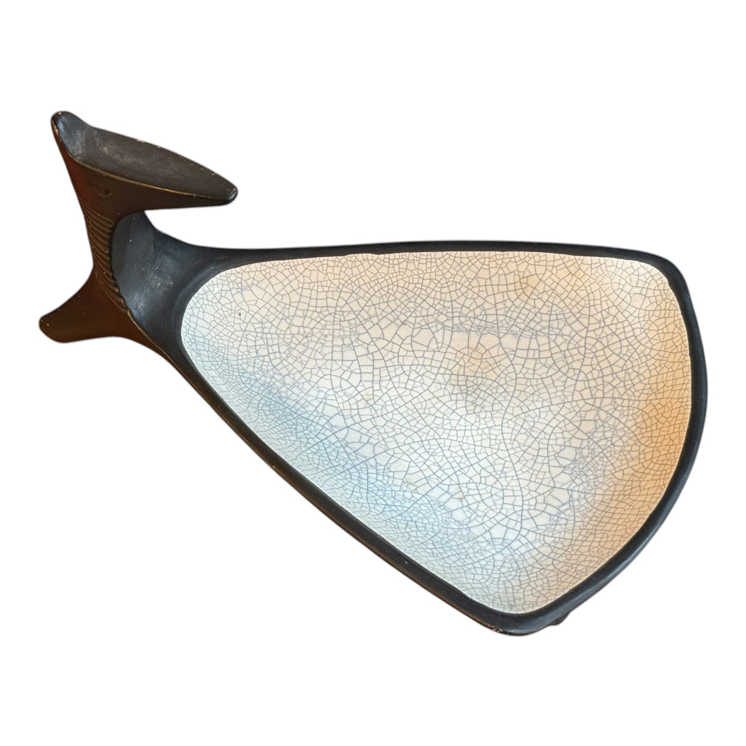 Ceramic African Footed Dish