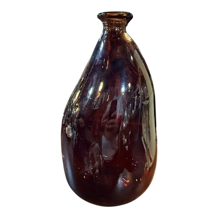 Amber Glass Demijohn Bottle