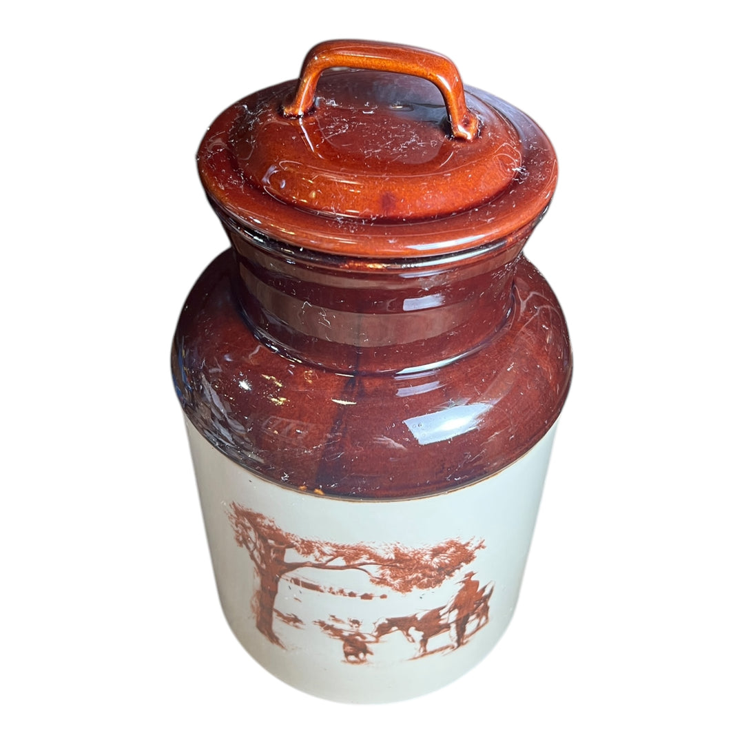 Vintage McCoy Canister Crock