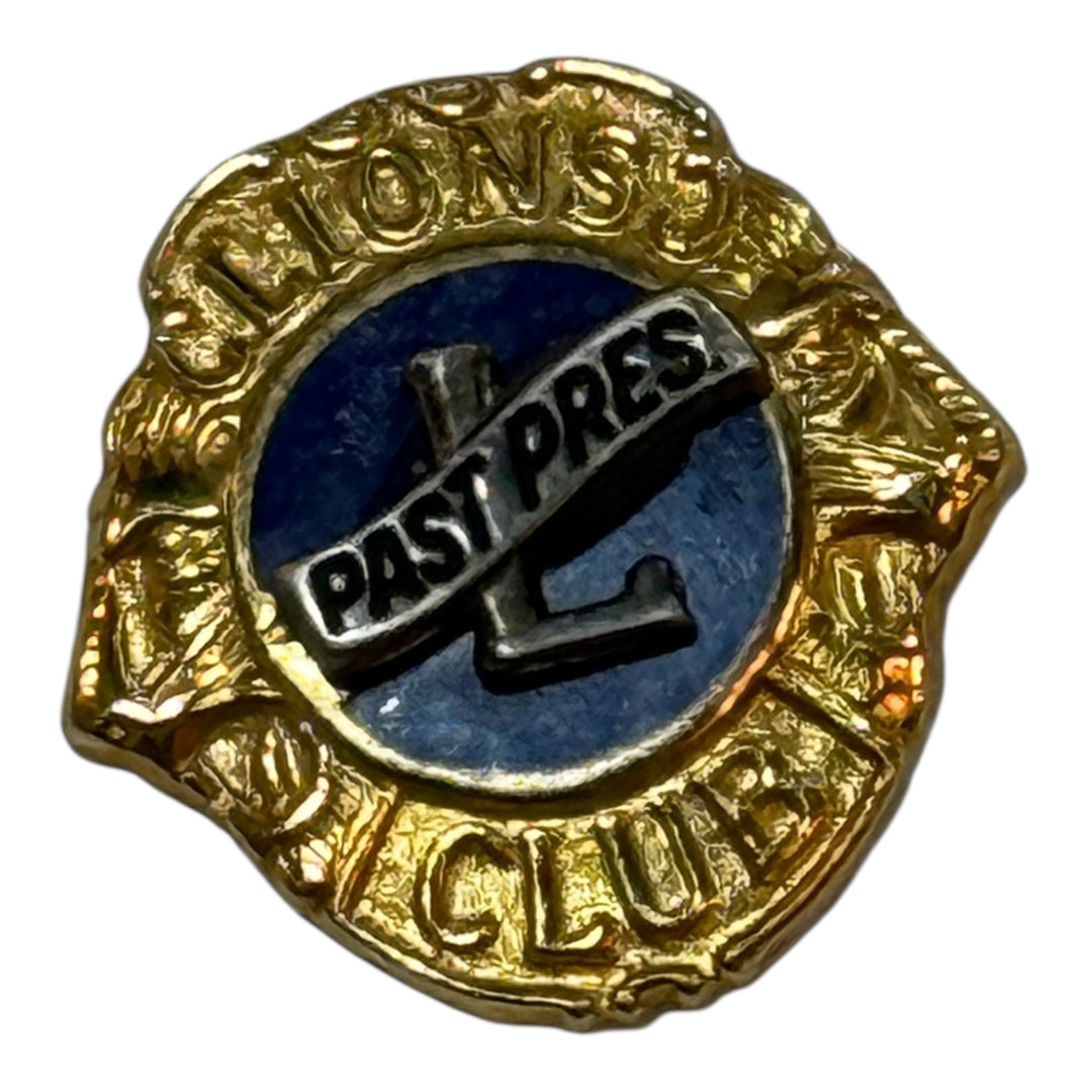Lions Club 10K Gold G.E. Electroplate Lapel Pin