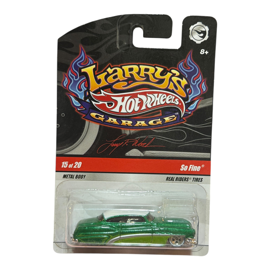 Hot Wheels Larry's Garage So Fine Real Riders Tires