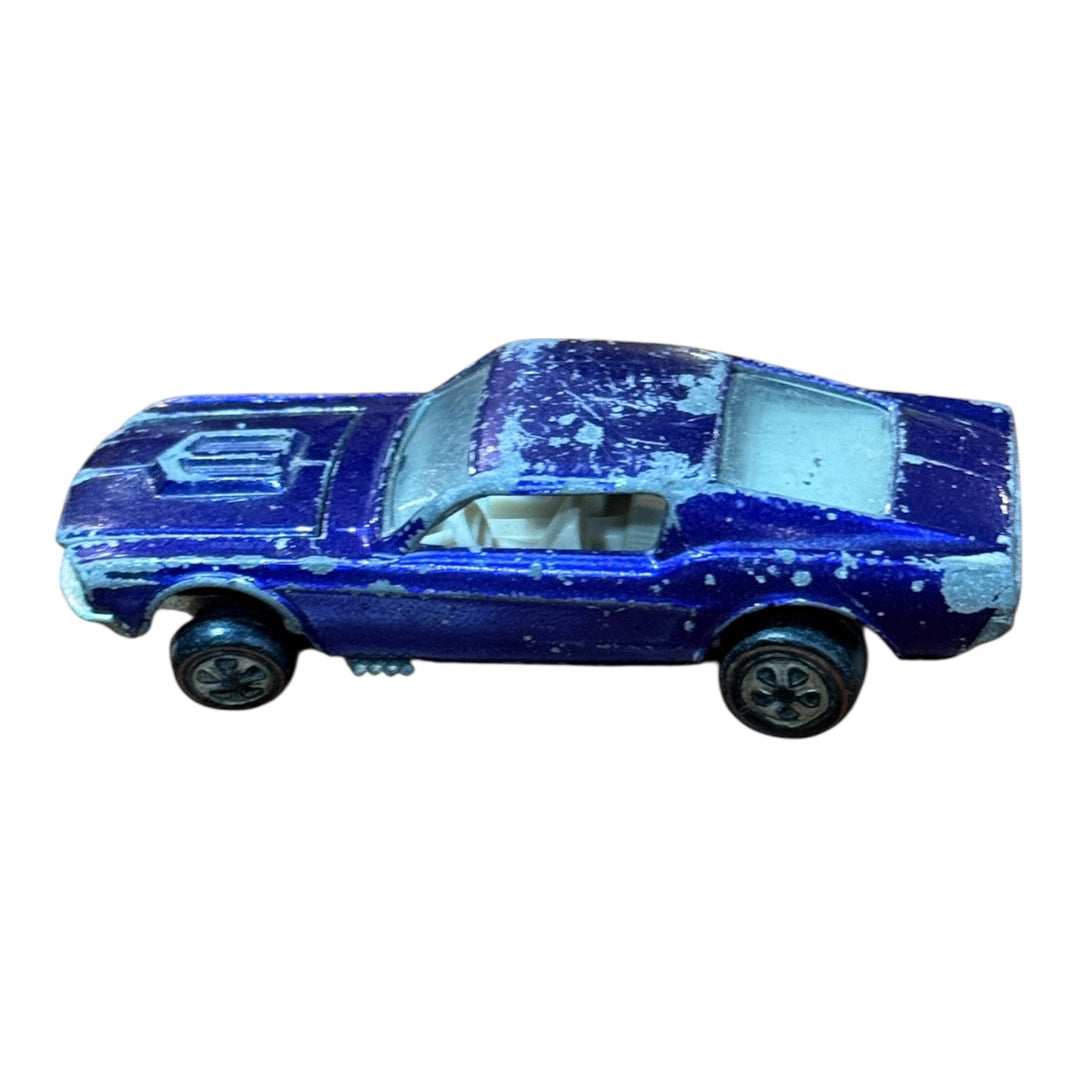 Hot Wheels Redline 1968 Custom Mustang Purple / White Interior