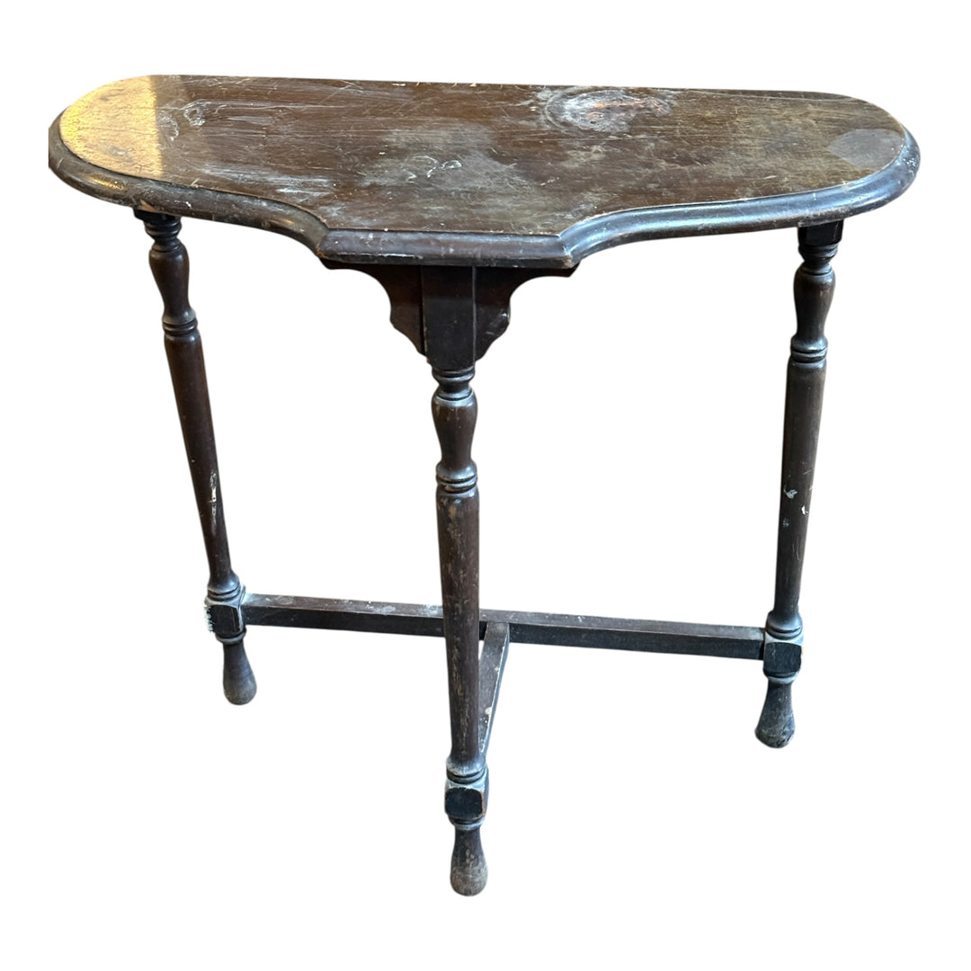 Demilune Table NEEDS LOVE  PICKUP ONLY