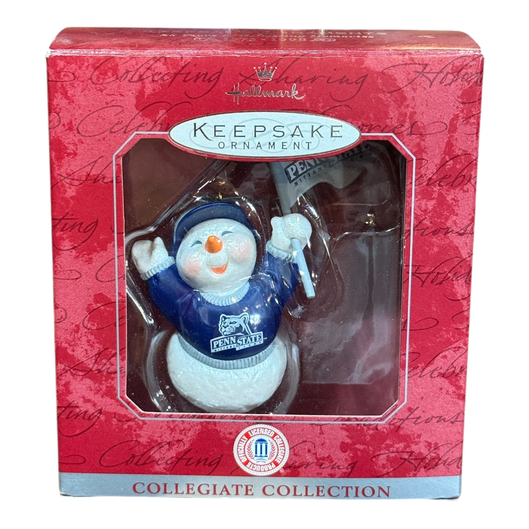 1998 Hallmark Penn State Snowman Christmas Keepsake Ornament