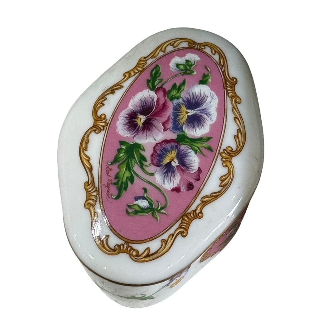 Porcelain 1990 Heritage House Limited Music Box Gail Magram Hawaiian Wedding Song