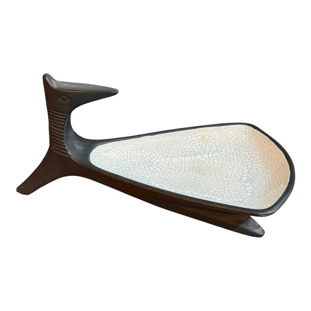 Ceramic African Footed Dish