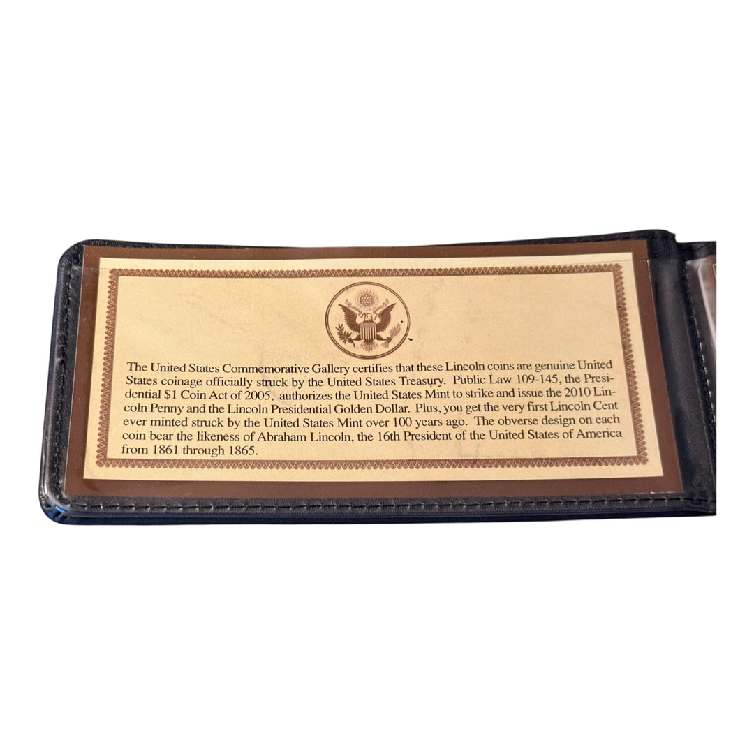 United States Commemorative Gallery Lincoln Coin Set