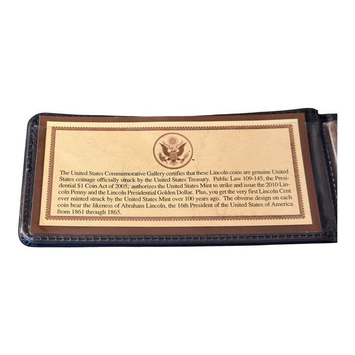United States Commemorative Gallery Lincoln Coin Set