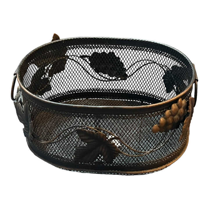 Metal Leaf Basket