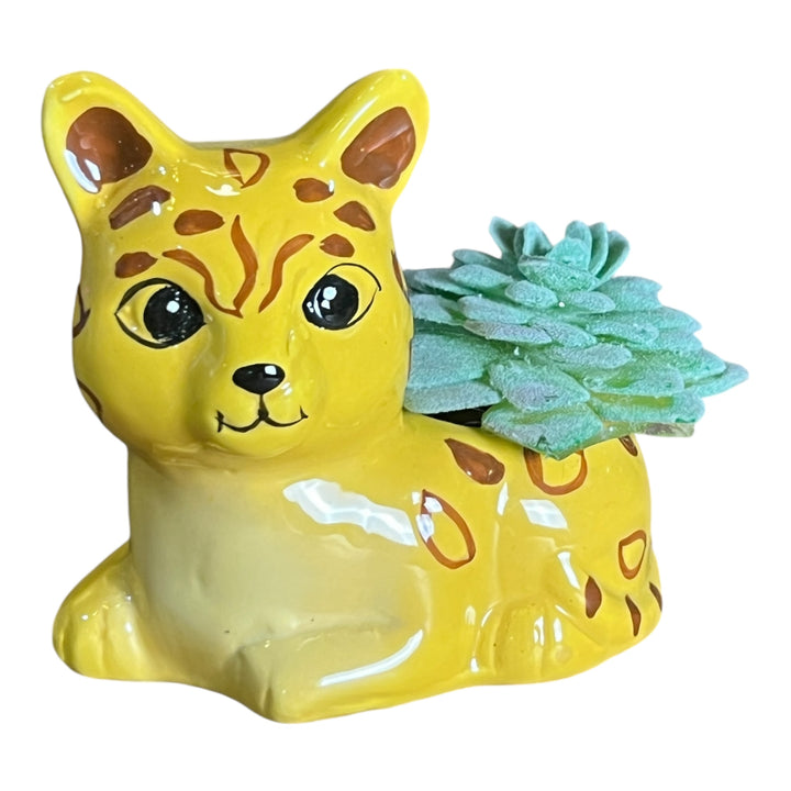 Faux Cat Planter