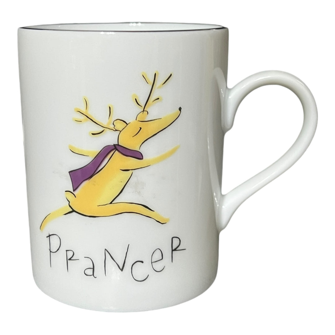 Pottery Barn Reindeer Mug - Prancer