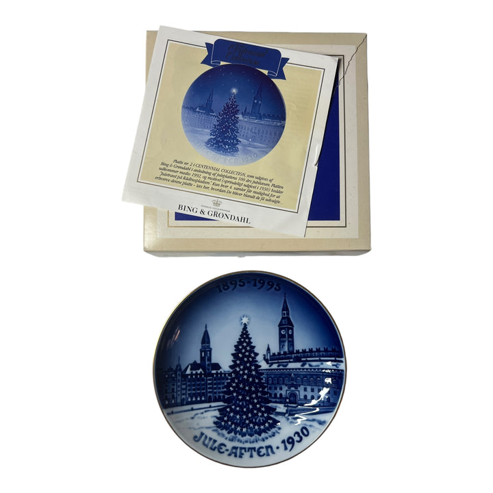 Bing & Grondahl Centennial Plate - 1992 Copenhagen Christmas