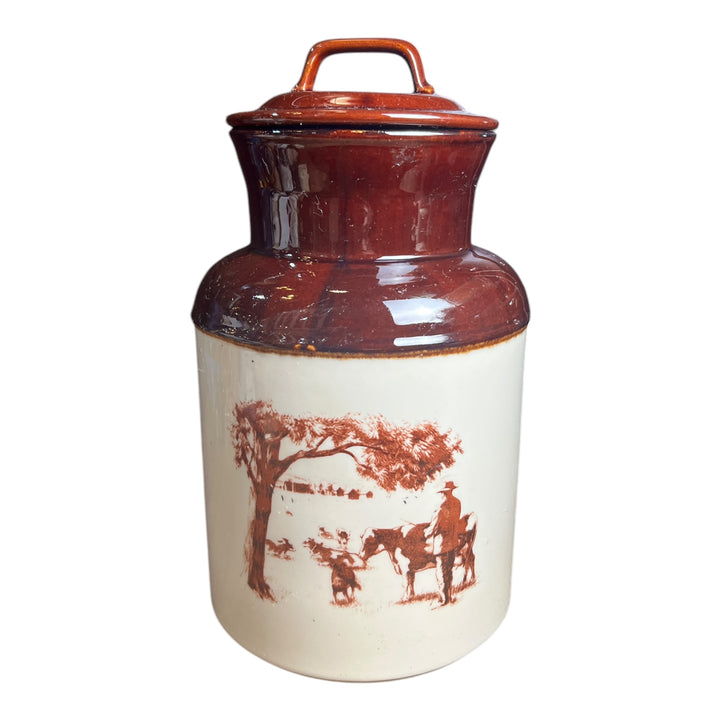 Vintage McCoy Canister Crock