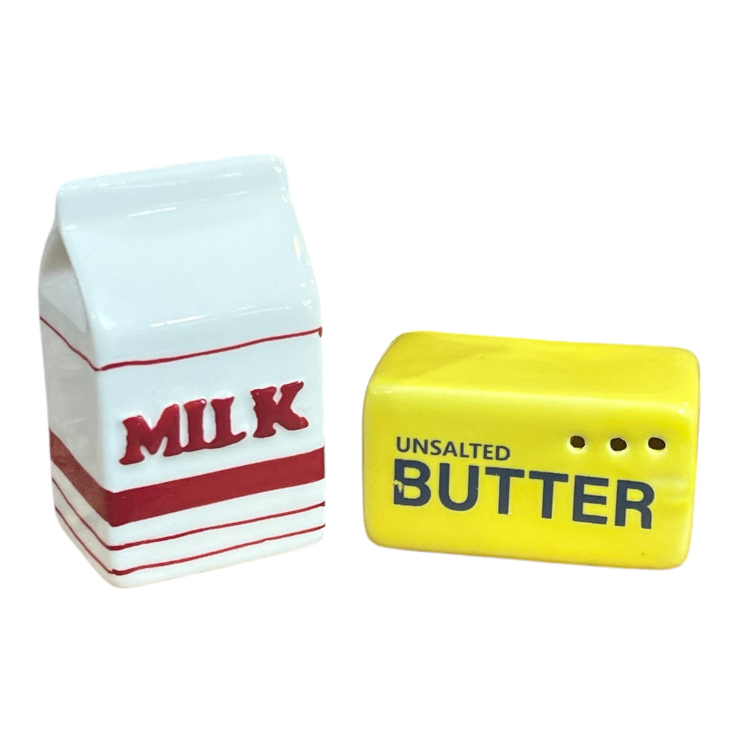 Salt & Pepper Shakers - Milk and Butter