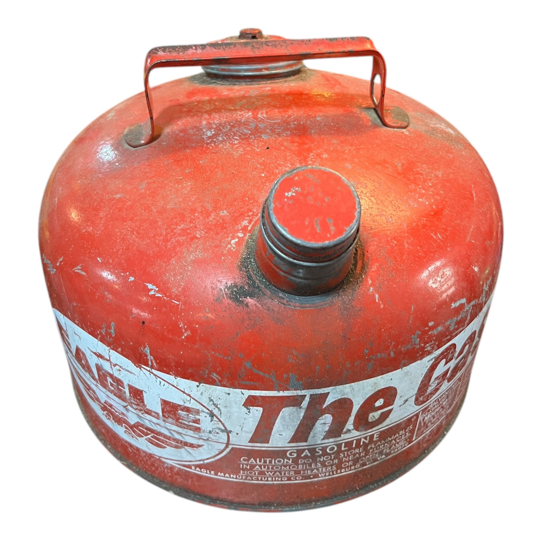 Vintage Eagle Steel Gas Can "The Gasser"