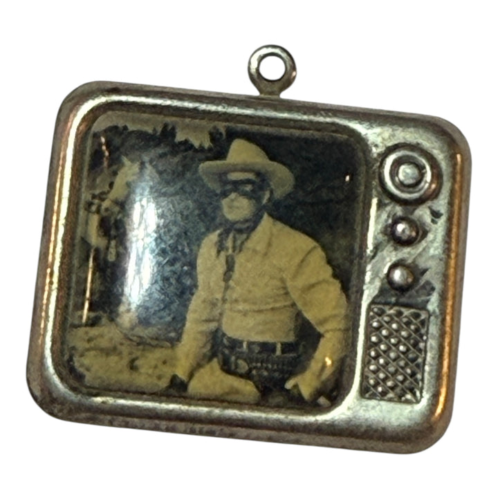 Vintage Roy Rogers Metal Pendant / Charm.