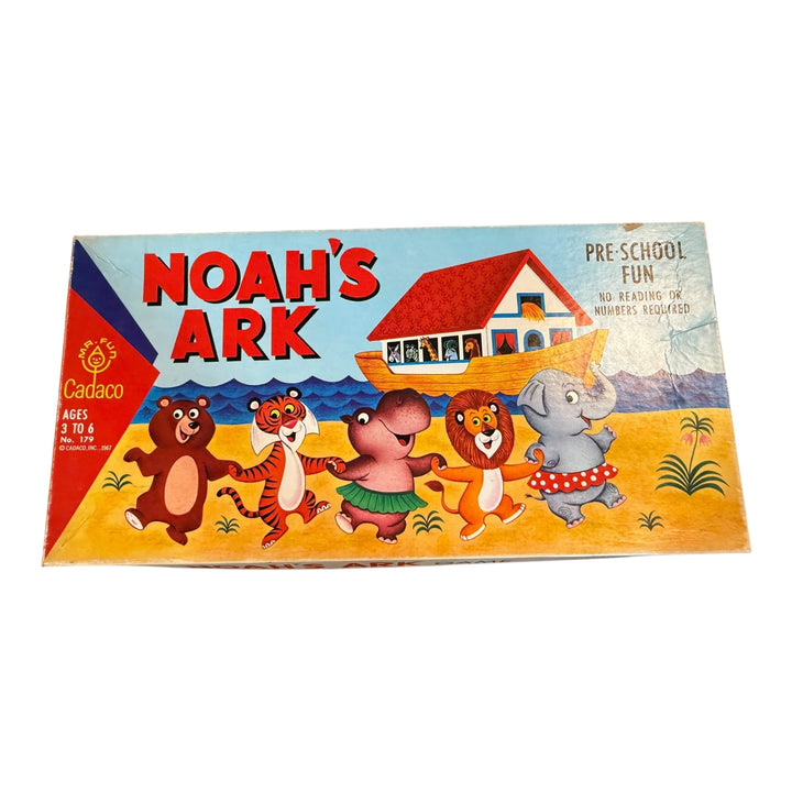Vintage Mr. Fun Cadaco 179 Noah's Ark Pre-School Board Game 1967