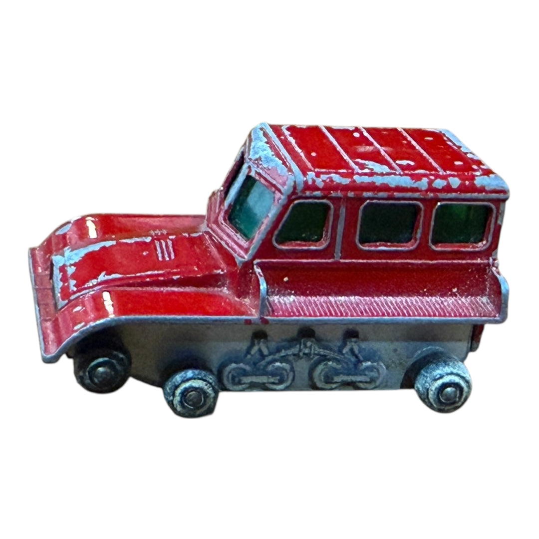 Lesney Matchbox Snow-Trac No. 35 Red Sno Cat England Toy NO TRACKS