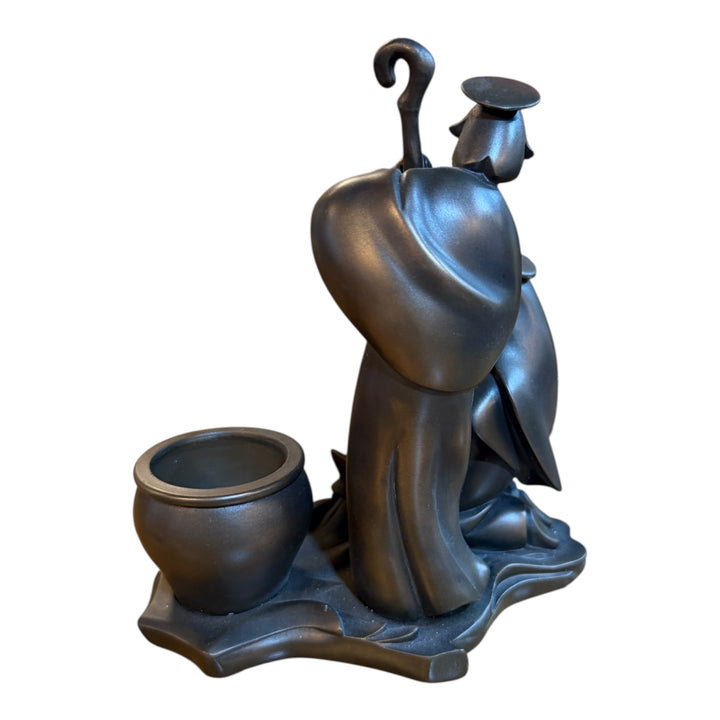 Vintage Partylite Holy Night Nativity Scene Bronze Tone Candle Holder