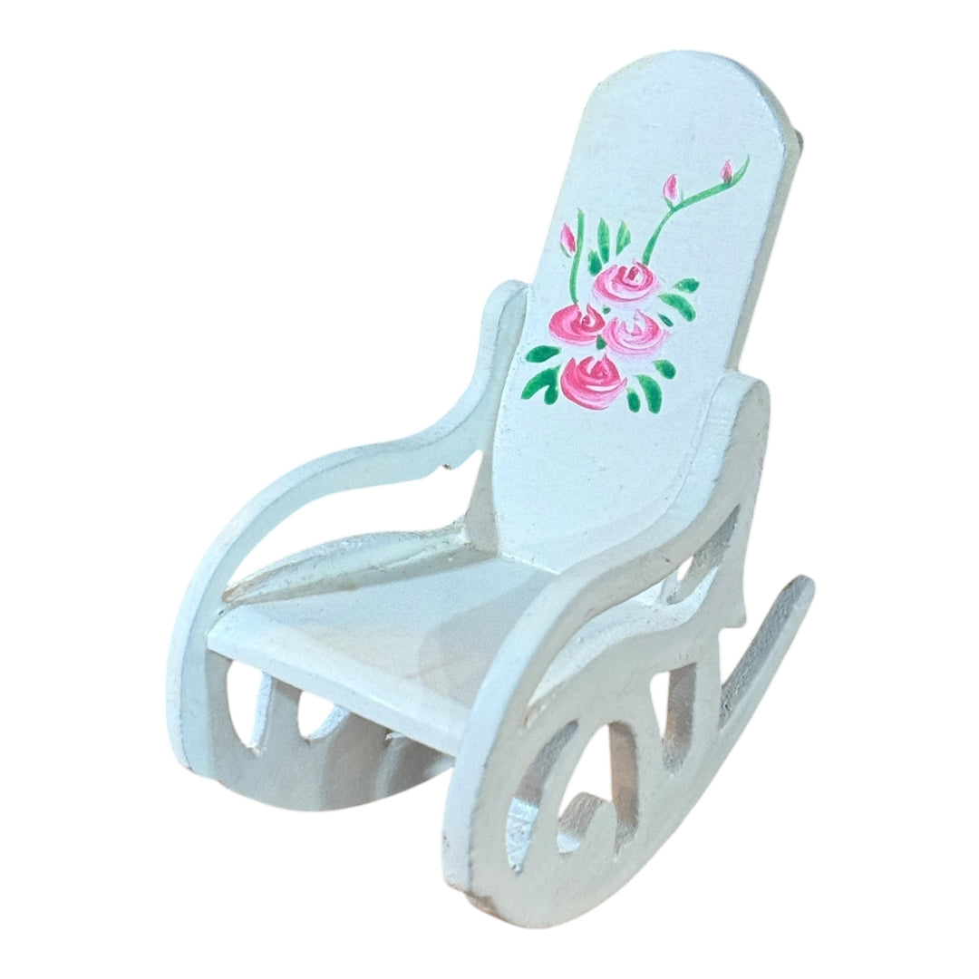 Dollhouse - Floral Rocking Chair