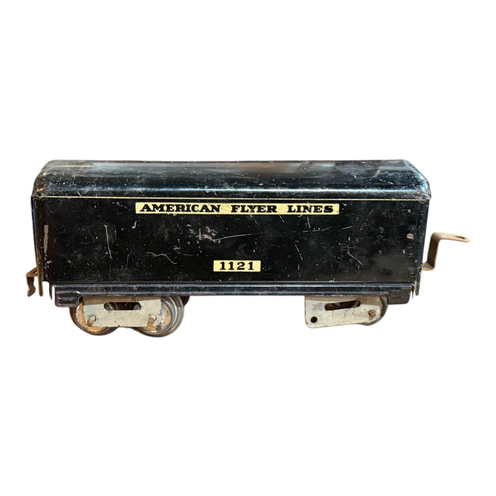 Trains - American Flyer 1121 Tender Tin Litho 4 Wheel Prewar O Gauge