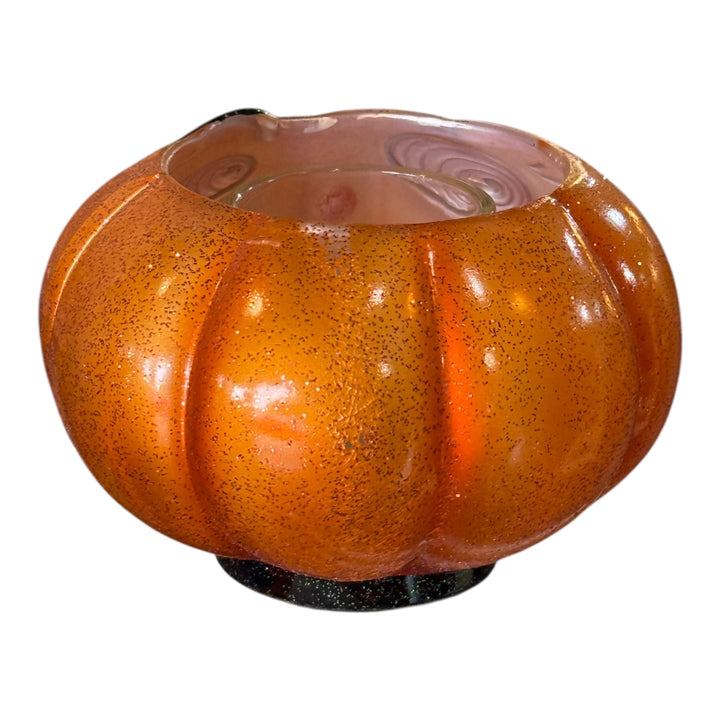 Whimsical Pumpkin Candle Holder