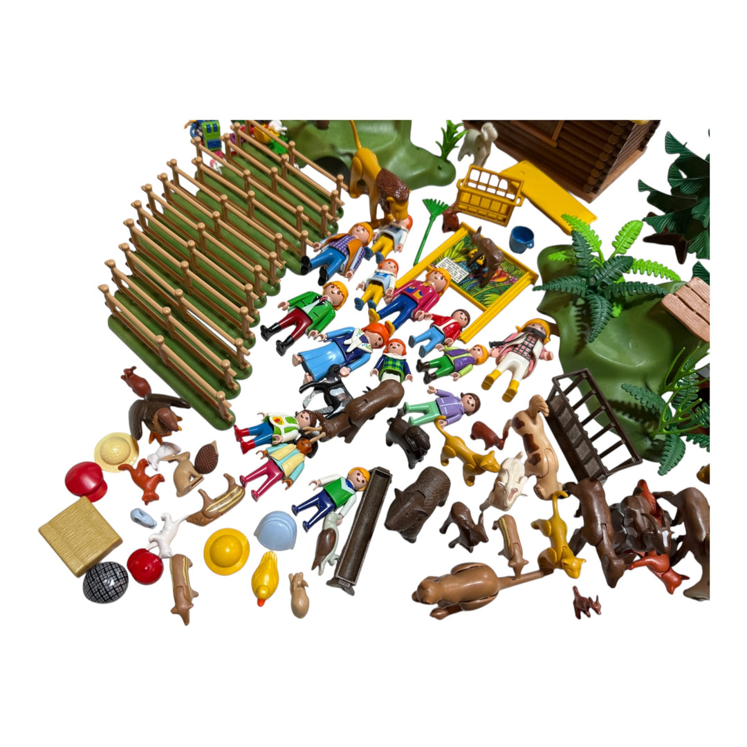 Vintage Playmobil 3638 Children's Petting Zoo Plus Extra