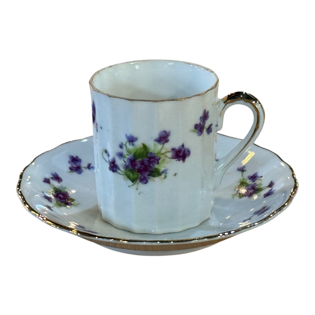 Lefton China Demitasse Cup & Saucer