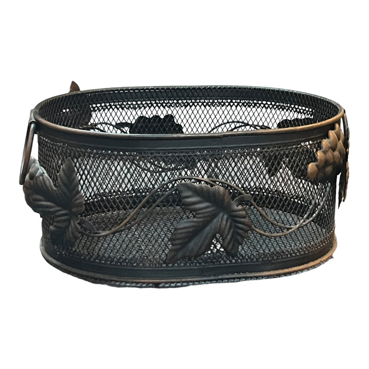 Metal Leaf Basket