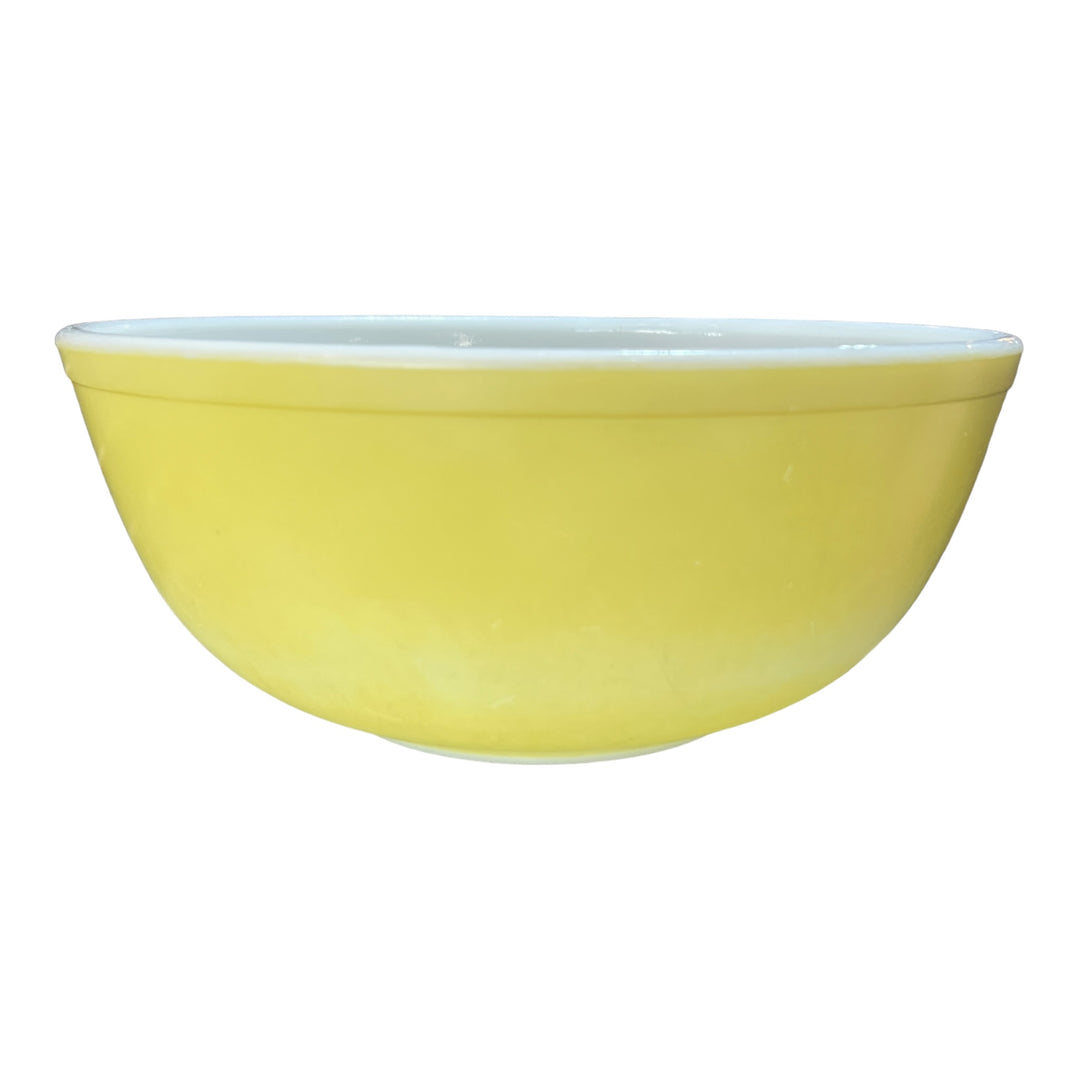 Pyrex Primary Color Yellow Large Nesting Bowl - Used #404