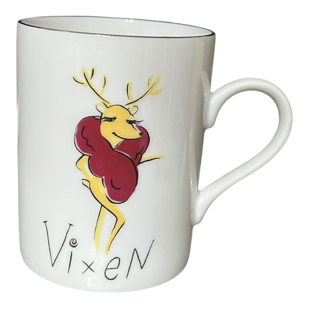 Pottery Barn Reindeer Mug - Vixen