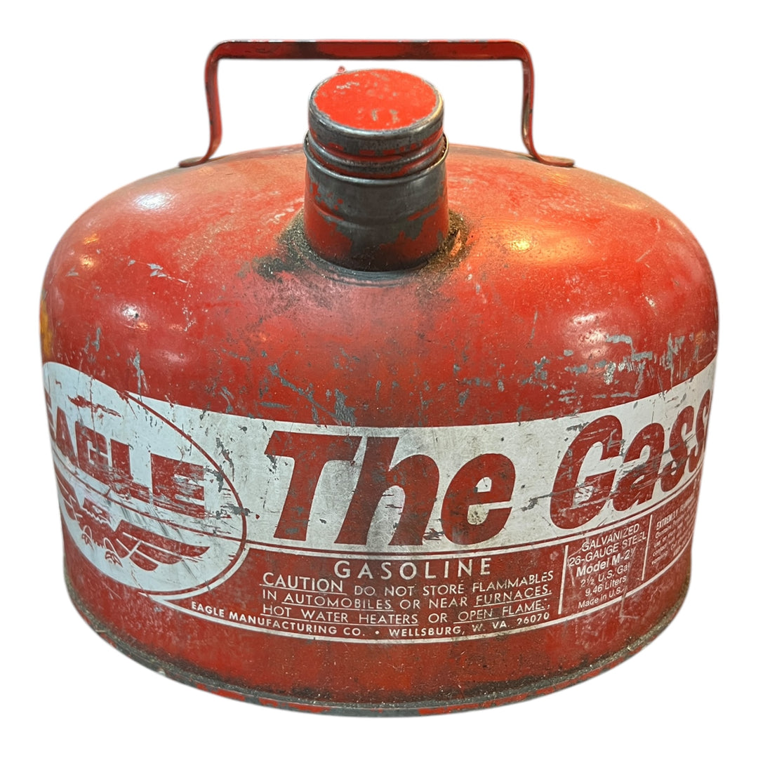 Vintage Eagle Steel Gas Can "The Gasser"