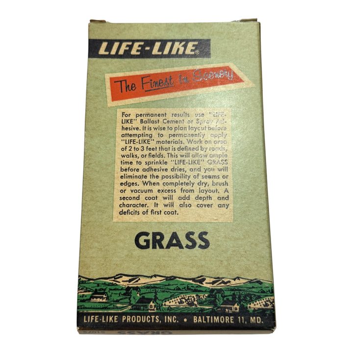 Vintage Life-Like Grass Christmas