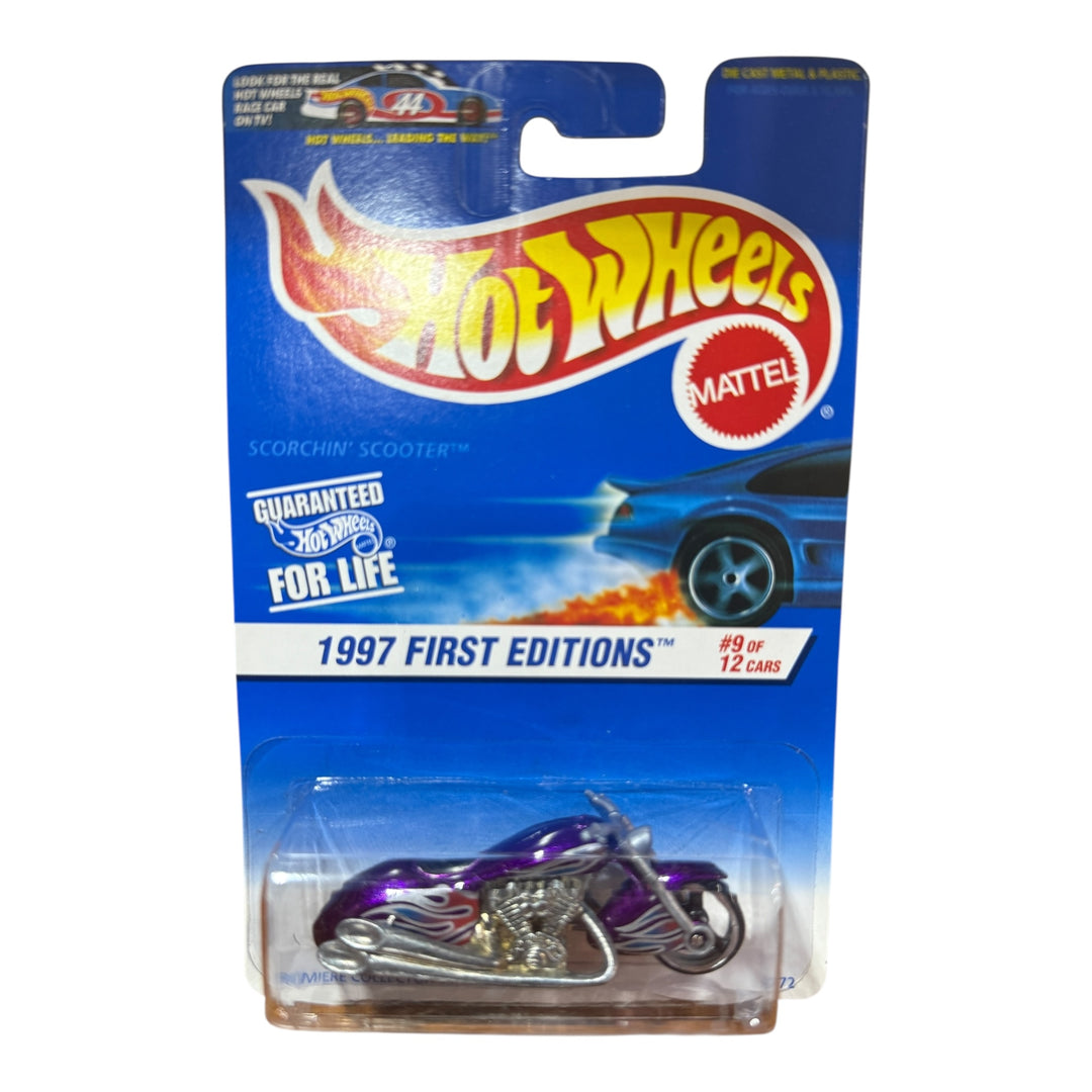 Hot Wheels 1997 First Editions #9 #519 Scorchin' Scooter