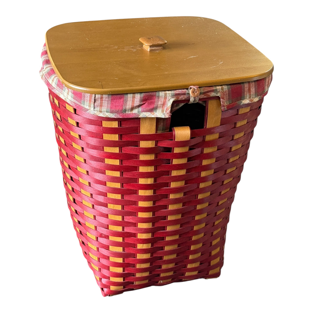 Large Longaberger Hamper 2013 Paprika with Liner  PICKUP ONLY